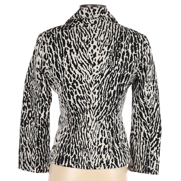 Talbots Animal Print Blazer Size‎ 4 (Petite) - Picture 2 of 2